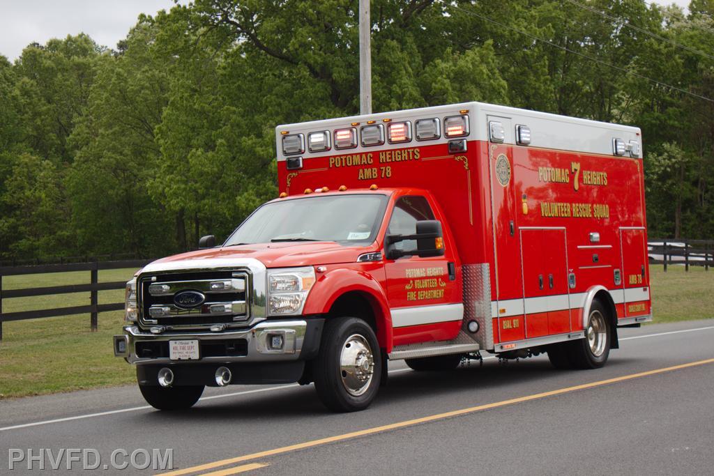 Ambulance 78: 2012 Ford F-450 4x2 / PL Custom Classic Type I Ambulance.