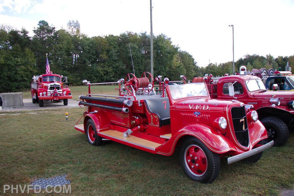 &quot;Engine 1&quot;: 1935 Ford/American LaFrance. This Pumper was bought by the Department in 1950 from the Capitol Heights VFD. ALF Registered No. F-1106. 