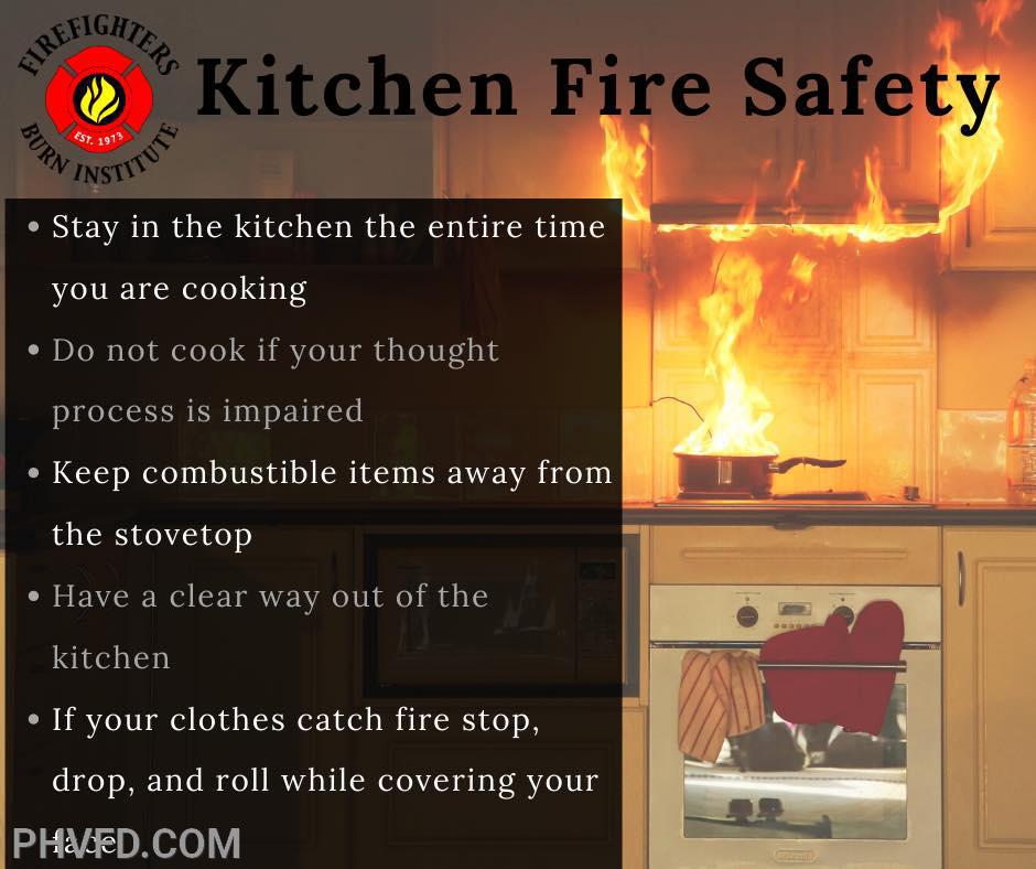 Be Safe in the Kitchen Potomac Heights Volunteer Fire Dept. & Rescue